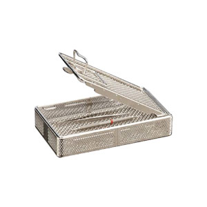 Dental tray, Stainless Steel,
electro-polished, with lid, 220 x 250 x 40 mm