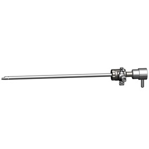 Arthroscopy Sheath 2,7mm/187,5mm High Flow With One Rotating Stop Cock, Universal