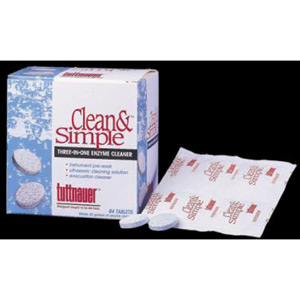 Cleaningtablets contains 12 boxes of 12 units of
Chamber Brite Tablets