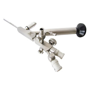 Ureterorenoscope Ø 8.5 / 11.5 fr, l=315 mm, 12°, lateral inspection (Bichler), autoclavable  
