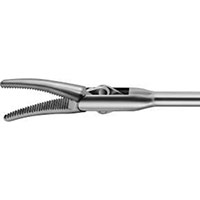 Grasping Forceps 3,0mm WL036cm for stones and fragments, curved, rigid