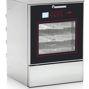 TIVA 8-1M Washer-Disinfector - Single manual hinged glass door - up to  4 washing levels / 8 DIN Baskets